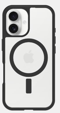 OtterBox React iPhone 16 Clear-Black - תצוגה ראשית