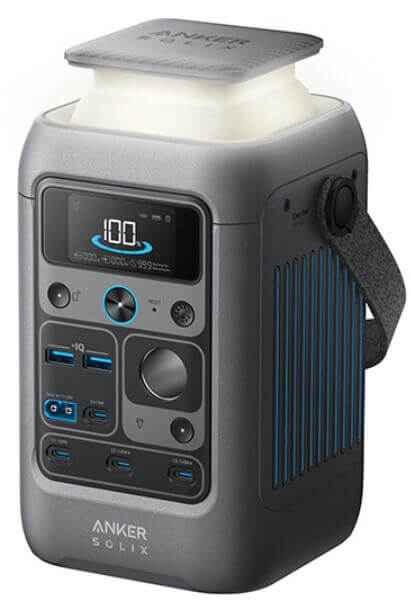 ANKER SOLIX portable power - תצוגה ראשית