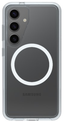 פרטי: כיסוי OtterBox Symmetry Galaxy S25 שקוף