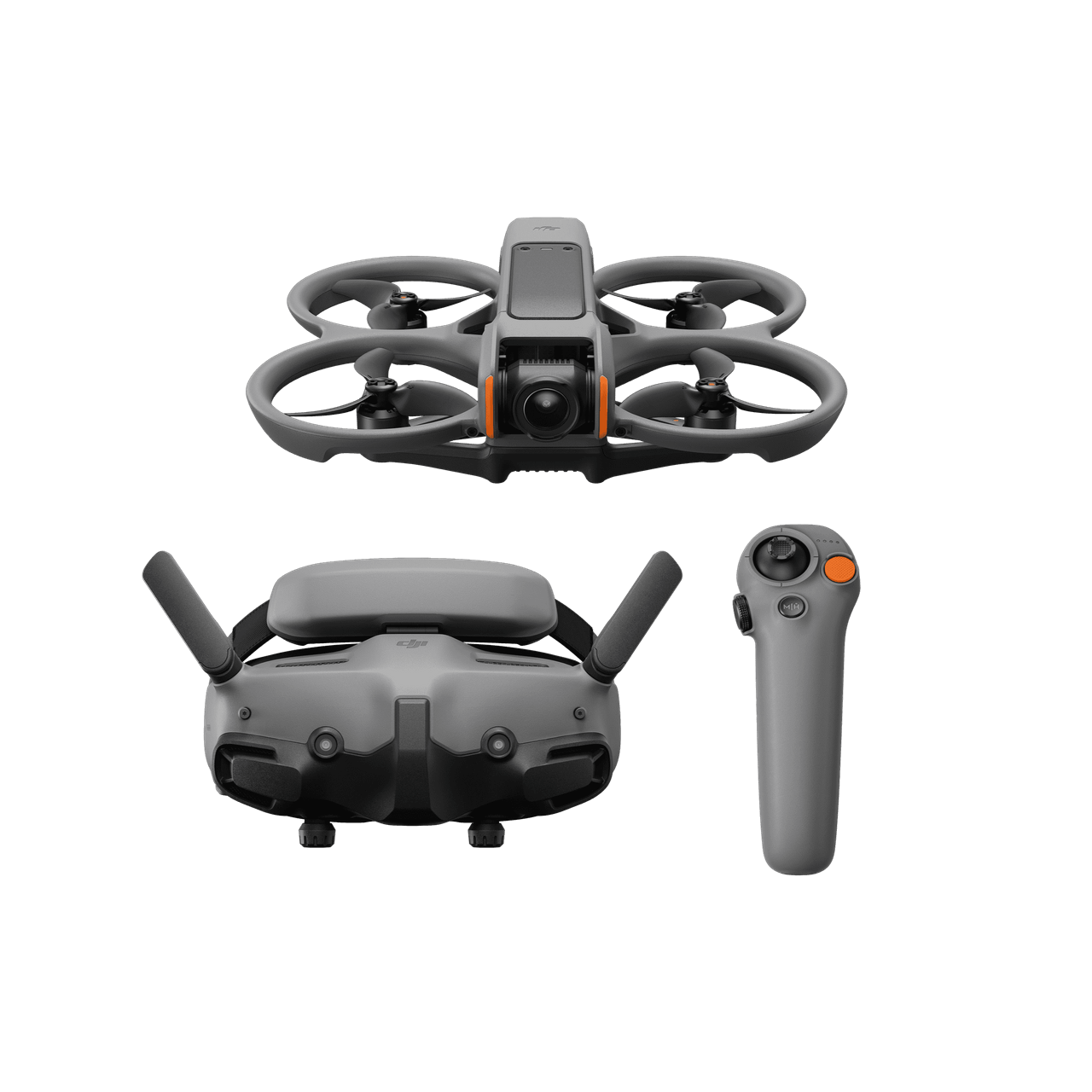 רחפן DJI Avata 2 - רחפן FPV עם סוללה אחת + Goggles 3 + RC Motion 3