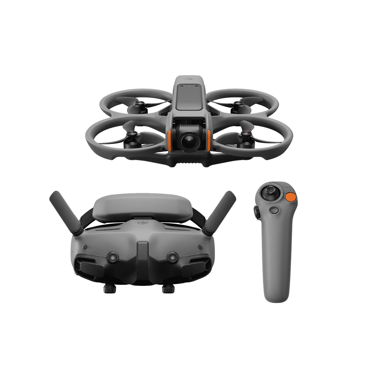 רחפן DJI Avata 2 - רחפן FPV עם סוללה אחת + Goggles 3 + RC Motion 3
