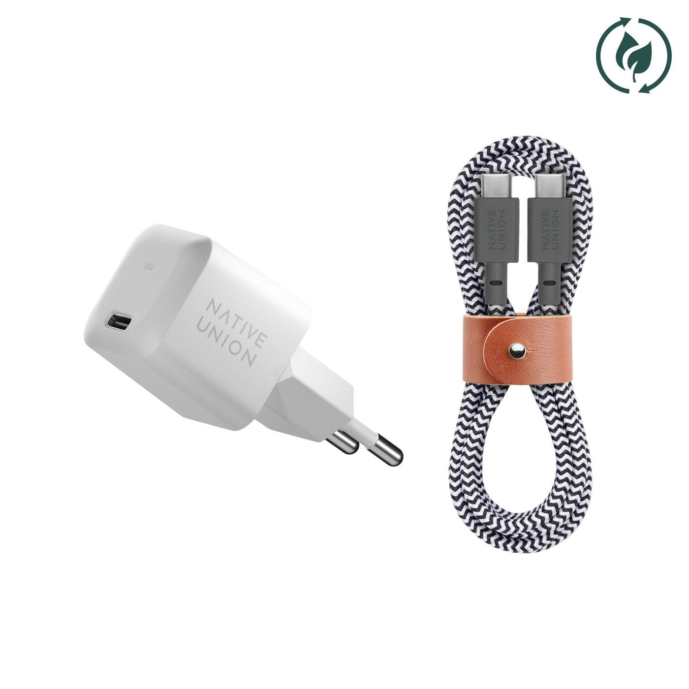מטען GaN מהיר Fast GaN Charger PD 30W with USB-C Cable
