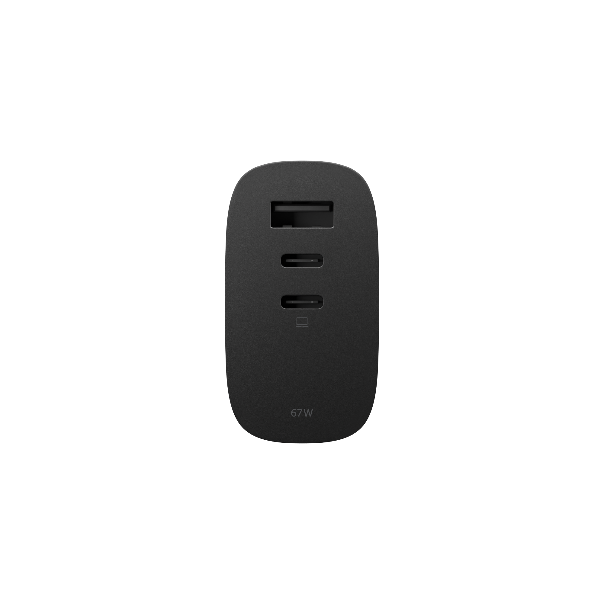 International Fast GaN Charger PD 67W (3 ports) — Black (1)