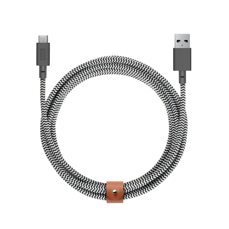 Belt Cable XL (USB-A to USB-C) — Zebra (1)