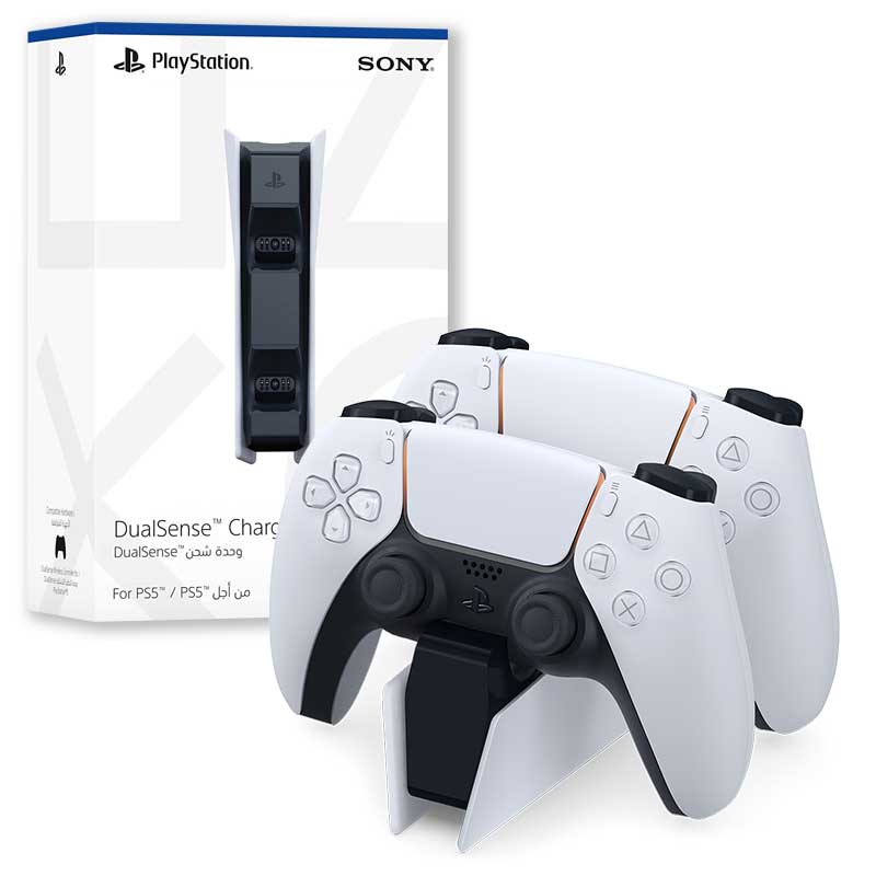 מעמד טעינה רשמי DualSense Charging Station ל-PlayStation 5 לבן