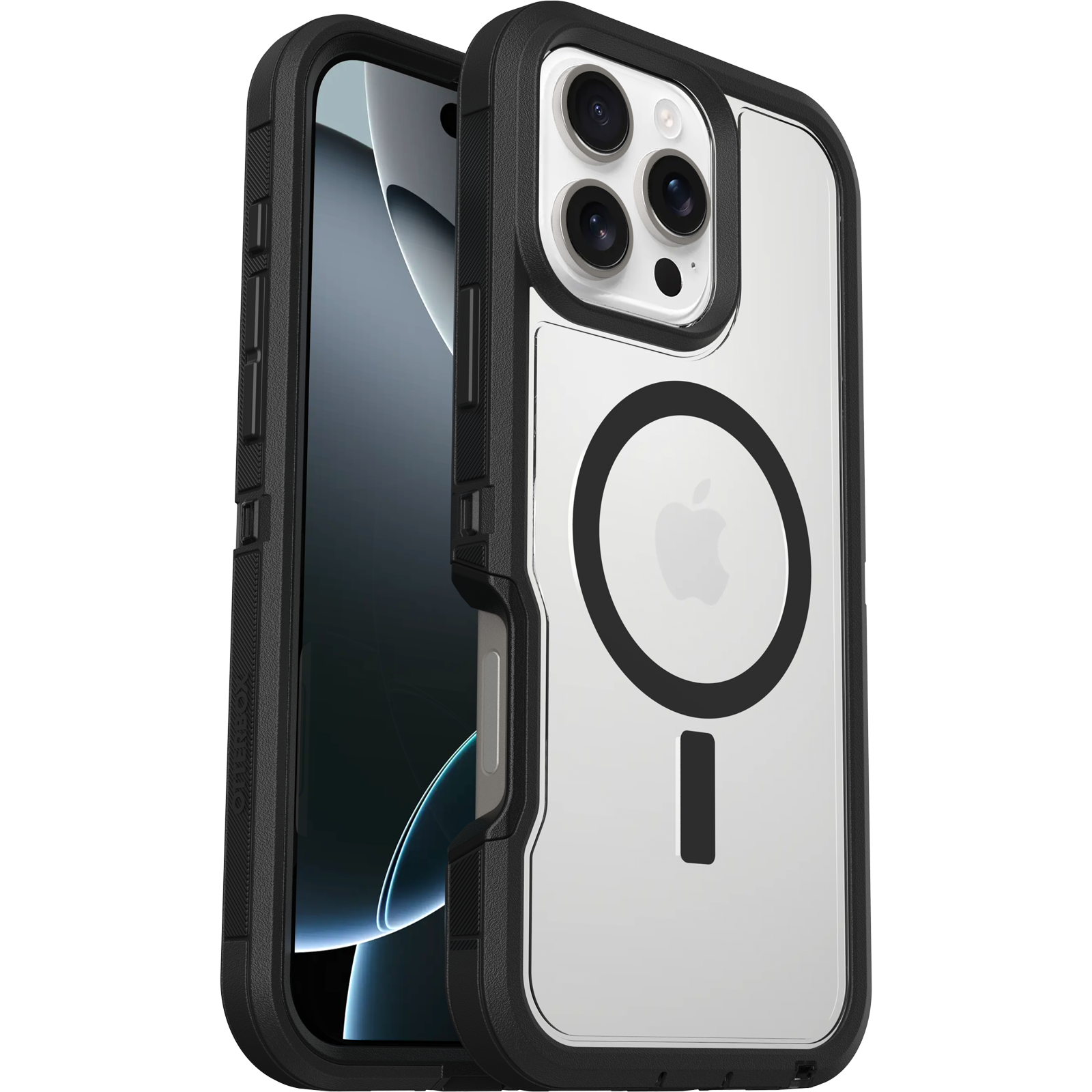כיסוי OtterBox Defender Pro XT iPhone 16 Pro Max שחור שקוף