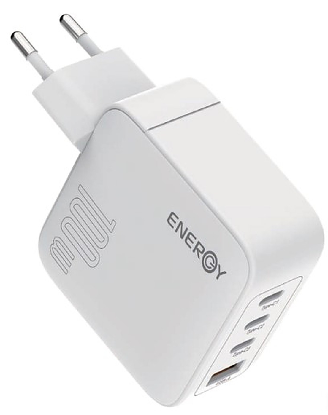 מטען קיר ENERGY GaN PD 100W — 4 יציאות + כבל C ל-C