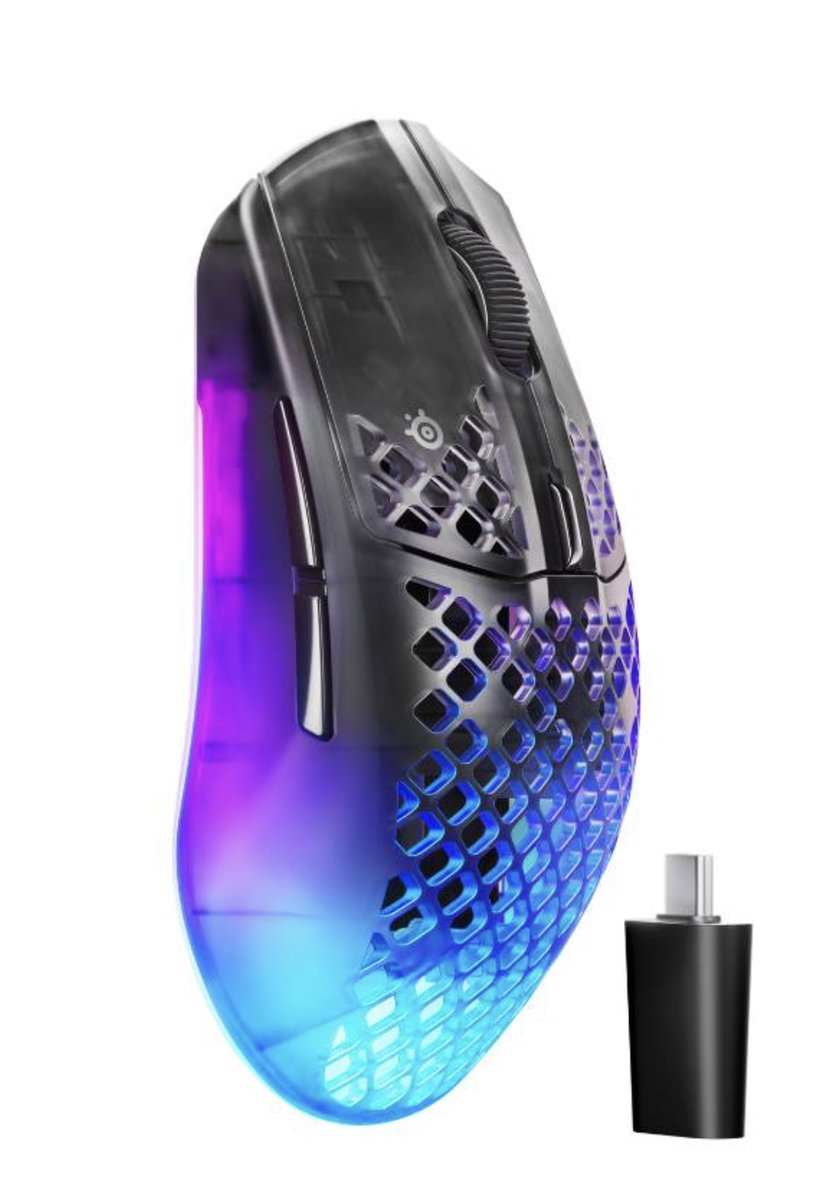 SteelSeries Aerox 3 Wireless Gen 2 4K - שחור